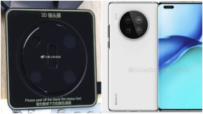 หลุดภาพชิ้นส่วนกล้อง Huawei Mate 40 และ 40 Pro ดีไซน์สี่เหลี่ยม มีกล้อง periscope ตรงกลาง